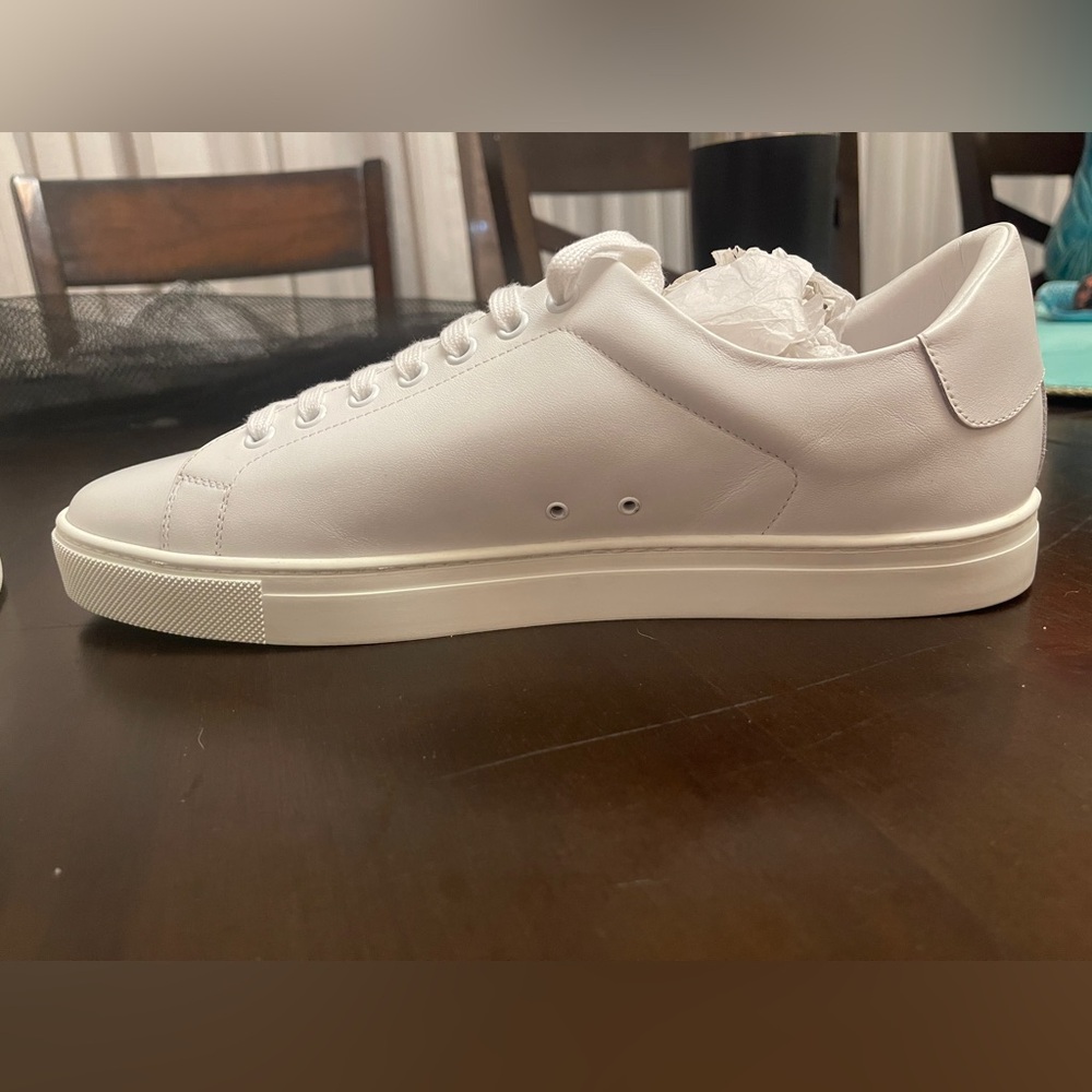 Burberry White Sneakers Minimalist Design